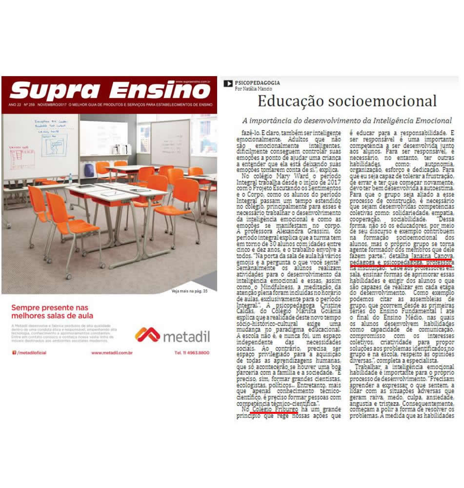 Cliente Colégio Friburgo - Revista Supra Ensino